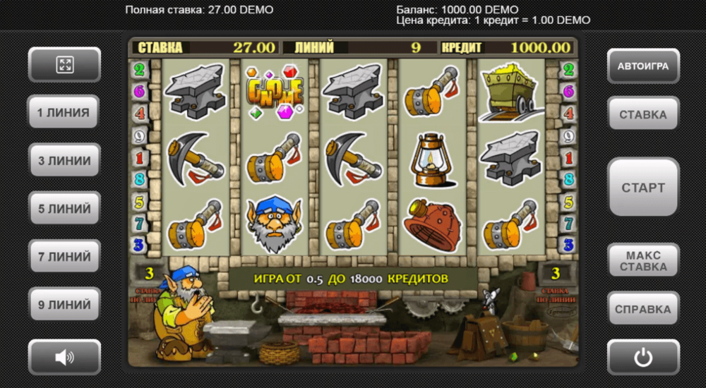 Скриншот игры Gnome